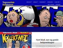 Tablet Screenshot of kollektivet.no